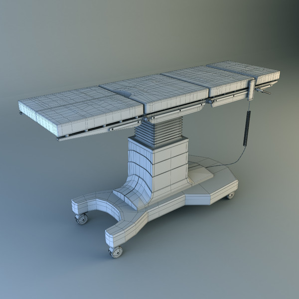 surgical table 3d model - Surgical Table by platinum3dmodels